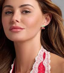 Windsor Playful Sweetness Rhinestone Cherry Earrings