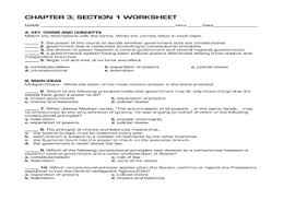 The executive branch article 3: Constitutional Compromises Lesson Plans Worksheets