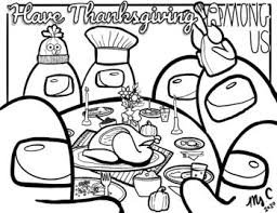 Whether you're trying to learn more about the psychology behind colors or you're a budding artist trying to mix colored paints together to make a masterpiece, it's imperative to know a bit about primary and secondary colors and how to mix t. Thanksgiving Among Us Coloring Sheet By Art With Ms C Tpt