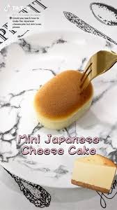Mini Japanese Cheesecake Video In 2020 Japanese Cheesecake Fun Baking Recipes Easy Baking Recipes
