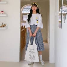 Untitle8lemon Print Oversized T Shirt Assemble A Refreshing Casual Outfit With The Help Of Th Oversized Outfit Clothes Korean Style Korean Outfit Street Styles