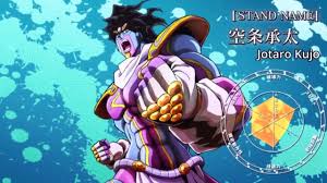 Jojo S Bizarre Adventure Every Stand Stats Eyecatch Part 3 To Part 5 Youtube Oasis has the power to liquefy anything it touches and turn it into mud. jojo s bizarre adventure every stand stats eyecatch part 3 to part 5