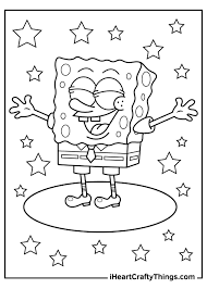 Here is images of spongebob to print for the entire family ! Cute Spongebob Coloring Pages Updated 2021