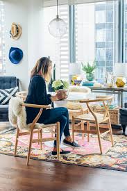 Rove Concepts Dining Room Reveal The Fox She Chicago Style Blog Apartment Dining Room Tulip Dining Table Wishbone Chair Dining