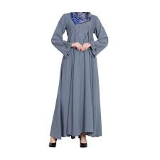 If you want see examples of fabric colors please connect with me! Grey Georgette Stylish Islamic Abaya Rs 1000 Piece Zoya Burqa House Id 20988912088