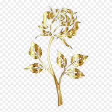 White and gold flowers png. Gold Accent Png Gold Flowers Transparent Background Clipart 3255313 Pikpng