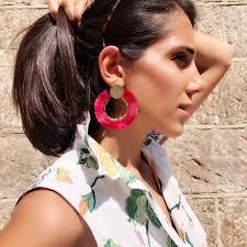 Jessica Earrings rouge