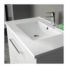 Sur masalledebain.com, réalisez votre plan vasque sur mesure ! 3071133 Aquance Plan Vasque First Meuble De Salle De Bain