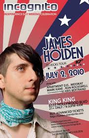 Incognito presents Dj-Kicks Album Tour with James Holden en King King Club,  Los Angeles