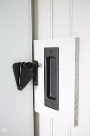 The most popular type of barn door is the sliding barn door, a style that requires both conventional. How To Get Privacy And Add A Lock To Your Barn Door Barn Door Handles Bathroom Barn Door Sliding Barn Door Lock