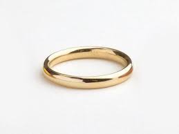 Minimal 18k 14k Yellow Gold Band Women S Rose Gold Wedding Etsy Mens Wedding Rings Gold Solid Gold Band Mens Gold Rings