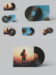Vinyl Record Mockup Psd In 2020 Vinyl Records Vinyl Mockup