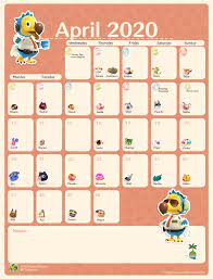 Check Out Our New Horizons Calendar For April 2020 Acpocketnews Animal Crossing Game Animal Crossing Villagers Animal Crossing Guide