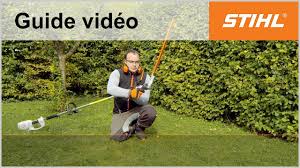 Regler La Lame De Coupe Taille Haies Sur Perche Electriques Stihl Youtube