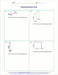 5 Worksheet Math Fractions Worksheets 6th Grade Free Worksheets For The Volume And Surface Ar In 2020 Free Math Worksheets Math Worksheets Math Fractions Worksheets