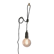 Requiring No Messy Wiring This Pendant Simply Plugs Into Wall Sockets For Immediate Illuminations Plug In Hanging Light Wall Light Fittings Hanging Pendants