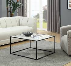 Embodying sculptural brilliance, the eclipse ebony coffee table is an exquisite example of quality australian craft. Gold Coast Faux Marble Coffee Table Contemporary Living Room Chicago By Convenience Concepts Houzz