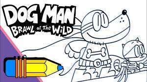 And if you need to draw even more dogs, check out all of our how to draw dog lessons! Draw Dog Man Brawl Of The Wild By Dav Pilkey Speed Drawing Youtube