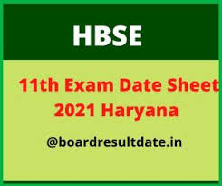 Cbse 12th board exams 2021 has been postponed. Hbse 11th Date Sheet 2021 Pdf Out Download Bseh Org In