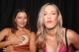 Photo booth boob flash