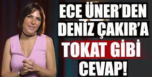 She worked as the main news bulletin presenter on show tv. Ece Uner Den Deniz Cakir A Tokat Gibi Cevap