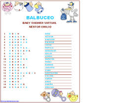 Nuevo (2) desde us$ 24.95 envío gratis en pedidos superiores a us$ 25.00 enviados por amazon. Juegos Para Baby Shower Nina Balbuceo Baby Shower