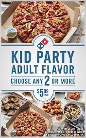 Place Your Order For Your Next Kids Party With Domino S One Stop Shop For Easy Birthday Party Appetizers Pizzas And Cooking Recipes Cooking Grilling Recipes