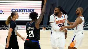 Here's everything that went down. Paul George Lets Phoenix Suns Do The Chirping As La Clippers Win Physical Affair Abc7 Los Angeles