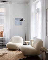 Gubi Pacha Lounge Chair Captured In A Cozy Contemporary Designers Furniture Da Vinci Lifestyle Living Room Chairs Modern Living Room Chairs Furniture Design