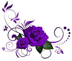 Pin By Lisa Stinson On Clipart Purple Rose Tattoos Realistic Flower Tattoo Watercolor Tattoo Flower