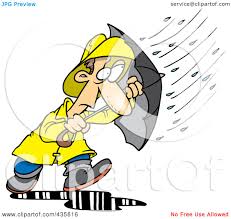 Whether the bullying is physical or verbal, if it's not stopped it can lead to more. Royalty Free Rf Clipart Illustration Of A Cartoon Man Caught In A Nasty Rain Storm By Toonaday 435816