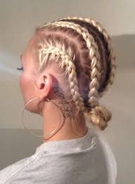 Thick White Girl Dutch Braids On Lil Debbie Hair Styles Braided Hairstyles Cornrow Hairstyles White