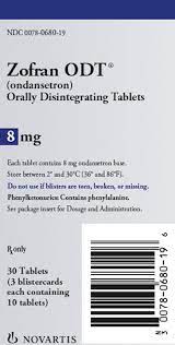 Ndc 0078 0675 Zofran Ondansetron Hydrochloride