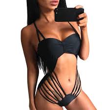 Costume da bagno trikini floreale nero da donna prezzo regolare 50,00€ 24,99€ lola ibiza si ispira alle ultime tendenze in fatto di costumi da bagno. Acquista 2020 Della Fasciatura Sexy A Fascia Con Spalline Trikini Nuotata Costume Da Bagno High Cut Monokini Perizoma Costumi Da Bagno Delle Donne Costume Intero A 18 91 Dal Fashionsb It Dhgate Com
