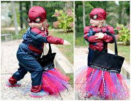 Diy pig halloween costumes for toddlers from spot of tea designs. Diy Tutu Treat Bags For Super Girls Avengersunite Ad Sweet Lil You