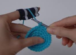 The most common crochet tension ring material is metal. How To Stop Yarn From Chafing Your Tension Finger As You Crochet Liana In Stitches