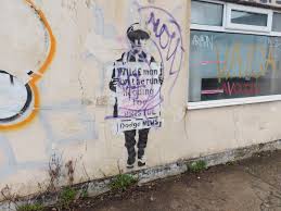 Created by curbsandstoopsa community for 10 years. Banksy Artwork In Swindon Vandalised After Just Two Days Swindon Advertiser
