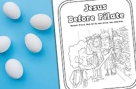 In christian scholarship, the book of signs is a name commonly given to the first main section of the gospel of john, from 1:19 to the end of chapter 12.it follows the hymn to the word and precedes the book of glory. Jesus Before Pilate Printable Coloring Page Ministryark
