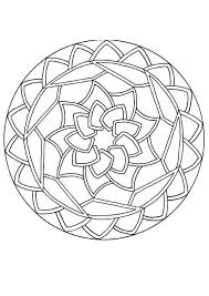 Discover This Simple Rose And Round Mandala For Beginner A Beautiful Coloring Page For Kids Mandala Coloring Pages Abstract Coloring Pages Mandala Coloring