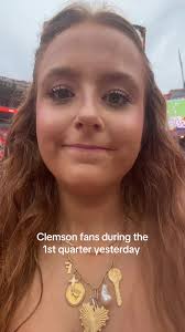 Clemson Storming Field After Troy