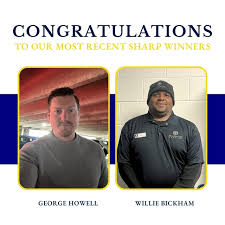 Congratulations to our most recent S.H.A.R.P Award winners for  June--Christina Soria and James Womack! You're great examples of dedicated  Platinum Parking team members! 🌟👏 #Recognition #SHARPAwards  #Congratulations