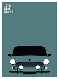 montague projects 車 シルエット ミニクーパー クラシック ミニ