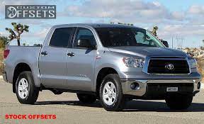Original factory tacoma tire sizes sorted by rim size. 2007 Toyota Tundra Wheel Offset Tucked Stock 449 Custom Offsets