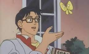 Is This A Pigeon Blank Blank Template Imgflip