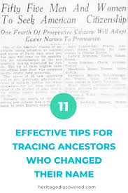 Ellis island was often a shorthand for when we immigrated; 11 Smart Strategies For Searching For Ancestors Who Changed Their Name Heritage Discovered