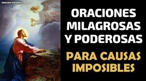Bienvenidos les traigo estas oraciones poderosas para casos difíciles para sanación, protección, para protegernos de todo mal. Oraciones Milagrosas Y Poderosas Para Causas Imposibles Fe Y Salvacion Youtube