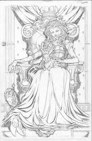 Select one of 1000 printable coloring pages of the category adult. Queen Of Hearts Coloring Pages For Adults Novocom Top