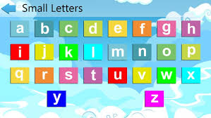 small alphabets for kids kids