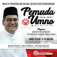 List of districts in perak state)]. Majlis Pengenalan Calon Jawatankuasa Pemuda Umno Negeri Perak Facebook