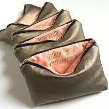 12 Non Traditional Bridesmaid Gifts Your Girls Are Sure To Love Mywedding Wedding Gifts For Bridesmaids Bridesmaid Makeup Bag Gifts For Wedding Party